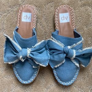 Dolce Vita denim mule espadrilles Sz 7